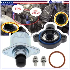Idle Air Control Valve & Throttle Position Sensor For Chevy Express GMC Sierra