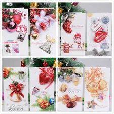 Holiday Christmas New Year Greeting Cards set 8 cards