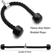 SportSmith Tricep Pressdown Rope with Rubber Ends