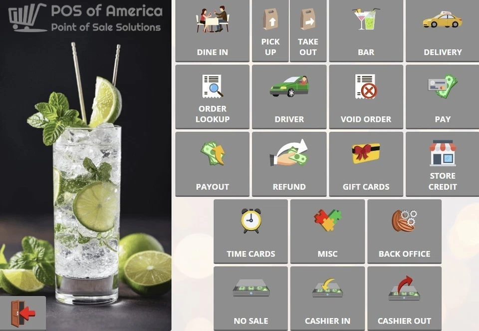 POSBANK Mint ALL-IN-ONE COMPACT POS J6412 10.1" White Windows 10 with ALDELO POS - Image 2 of 4