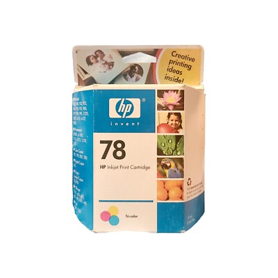 Genuine HP 78 Tri Color Ink Cartridge New Sealed EXP: 2/2006 New Old ...