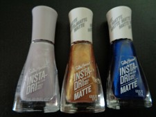 New Sally Hansen Insta-Dri Insta-Dri Matte Insta-Dri Luxe Choose Your Color