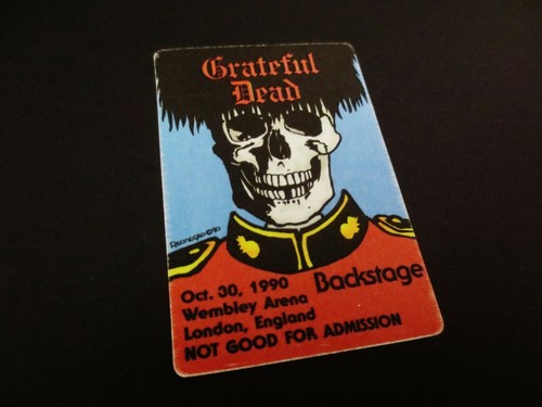 Grateful Dead Backstage Pass Londra Inghilterra Wembley Regno Unito Eng 30/10/90 30/10/1990 - Foto 7 di 12