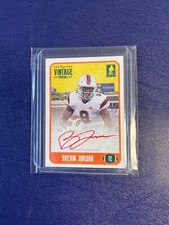 2021 Onyx Vintage Auto Red Ink /25 Brevin Jordan #FABJ Rookie Auto RC