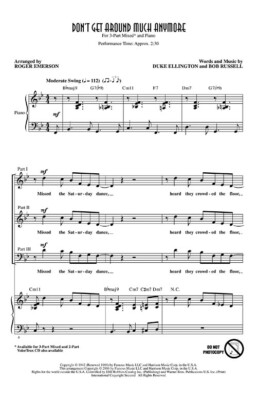 Don't Get Around Much Anymore Discovery Choral 3-Part Mixed