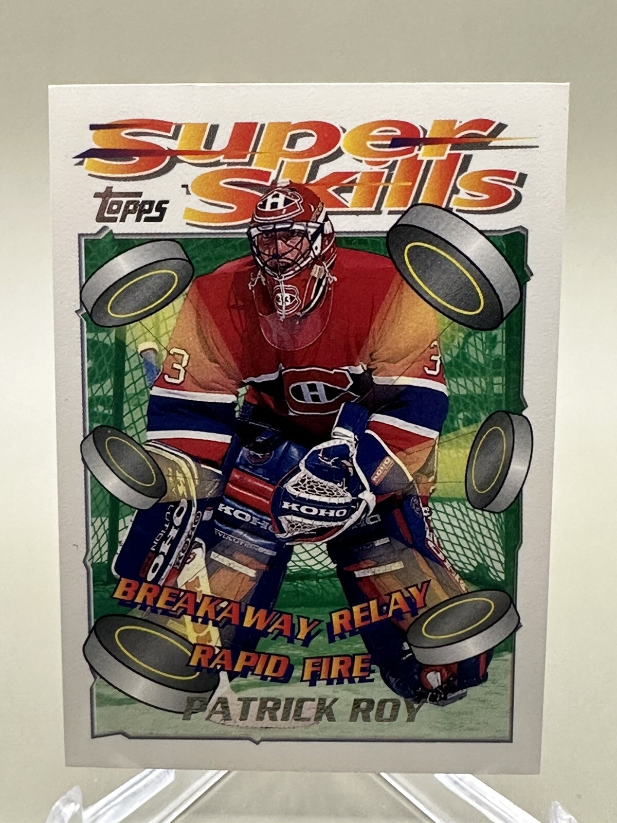 PATRICK ROY 1995-96 Topps Super Skills #81 - NM/MT - Montreal