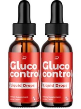  2 Pack Gluco Control Liquid Drops Healthy Blood Support - GlucoControl Drops