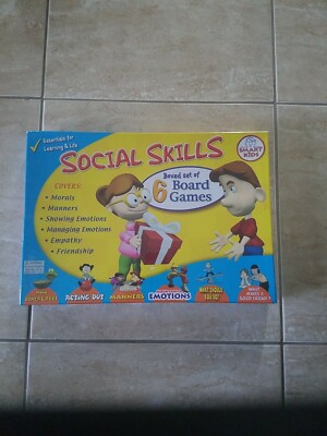  Life Social Skills Boxed 6 Board Games By Smart Kids New Therapy Homeschool New