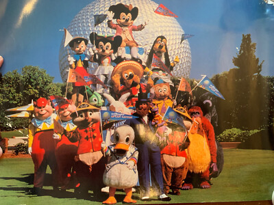 バッジ　海外　ディズニー　USA Epcot center エプコット　レア Walt Disney World 1982 Epcot Center Collectors Ceramic Plate