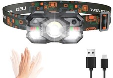 Linternas De Cabeza Recargables Lampara Frontal LED de Frente Alta Potencia