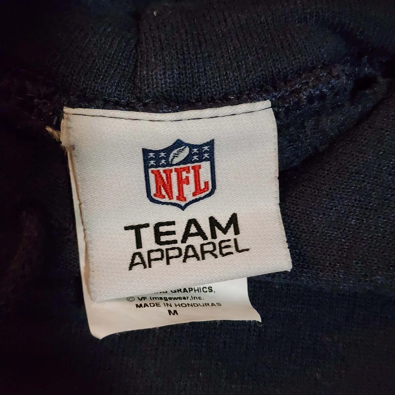 VETEMENTS Felpa con cappuccio Tennessee Titans NFL abbigliamento squadra calcio uomo media blu navy logo