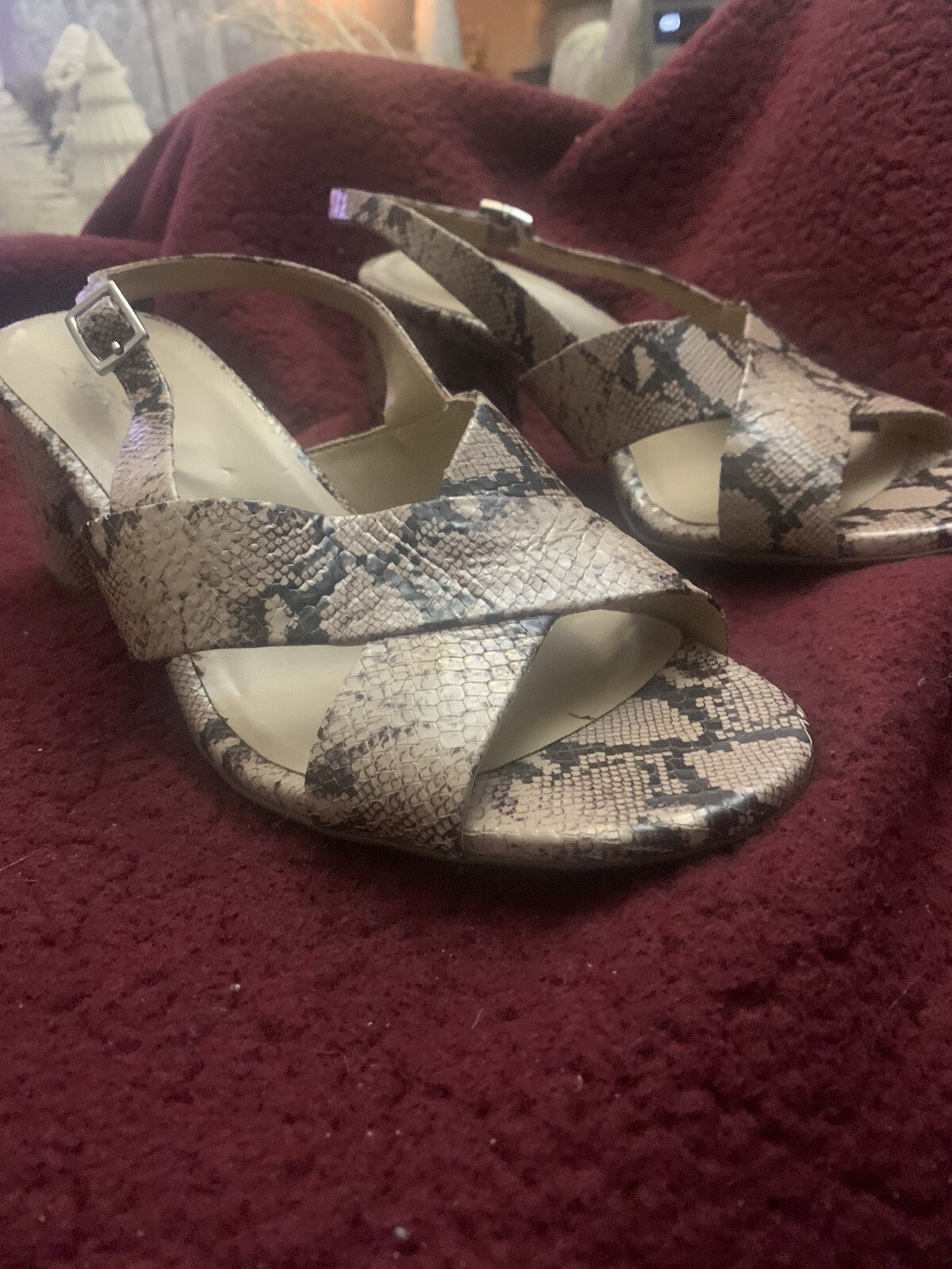 APL Naturalizer sandalo donna stampa leopardata imbracatura schiena festa festa 9w