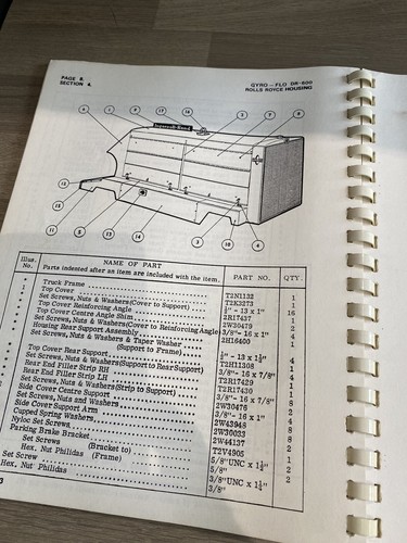 INGERSOLL RAND DR600 AIR COMPRESSOR OPERATION, MAINTENANCE & PARTS MANUAL BOOK - Picture 6 of 9