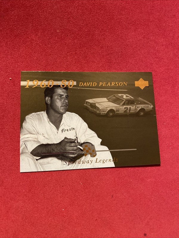 1995 UPPER DECK NASCAR-#156-David Pearson-Speedway Legend-Driver CARD
