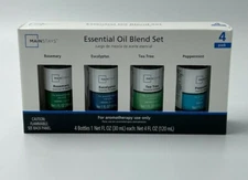 Aromatherapy Essential Oil Blend Gift Set - 4 pack variety - 1 FL OZ each.