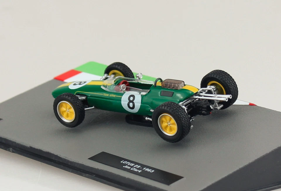 Lotus 25 Jim Clark 1963 #1 Formel 1 1:43 Atlas Modellauto  - Bild 2 von 3
