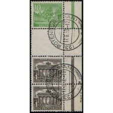 Mi. Nr. SZ 1A mit Hausauftragsnummer 7355.49 gestempelt