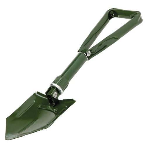 Sumex Pelle Métallique Pliable – Lame Acier Carbone, Poignée Crantée, étui Vinyle Inclus, Pour Neige Ou Secours