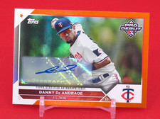 Danny De Andrade ORANGE AUTO /99 2023 Topps Pro Debut