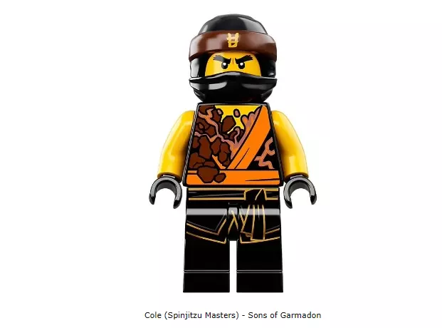 Ninjago hotsell cole spinjitzu