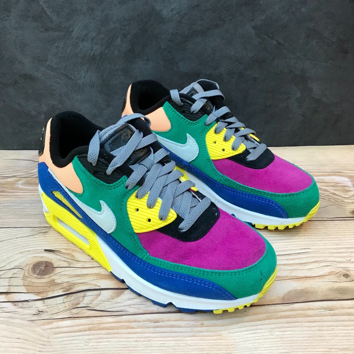 靴 Air max 90 kicks hako NIKE AIR MAX 90 UNDEFEATED WHITE-BLUE FURY SZ 9.5 [CJ7197