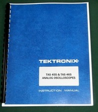 Tektronix TAS 455 & TAS 465 Instruction Manual: Comb Bound & Protective Covers
