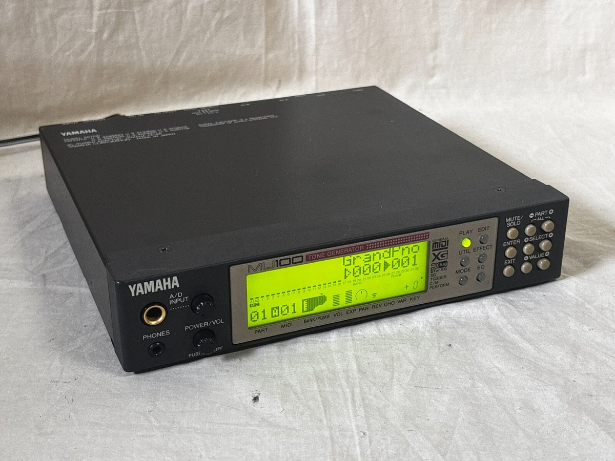 Yamaha MU100R MIDI音源モジュール YAMAHA MU100R USB MIDI音源モジュール ラックマウント