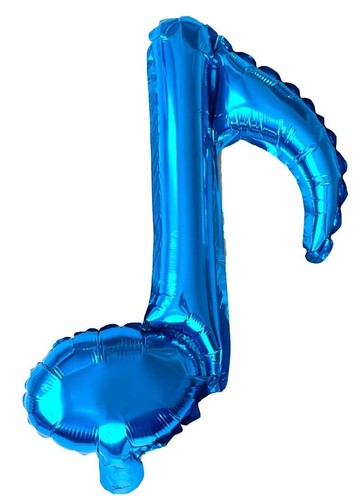 Music Note Balloon 16" Rock and Roll Disco Dance Party Rave Decoration - Picture 9 of 29