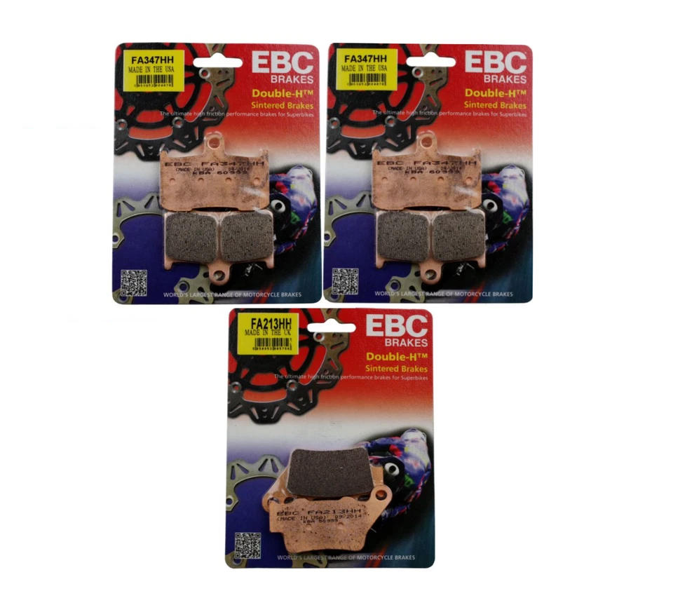 Se adapta a las pastillas de freno delanteras y traseras sinterizadas Triumph Street Triple 675 R 2013-2016 EBC Foto 3 de 4