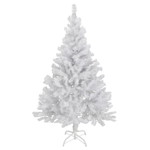 Hochwertige Kunsttanne 180 Cm | Kunst Tannenbaum Christbaum Weiß Weihnachtsbaum-image