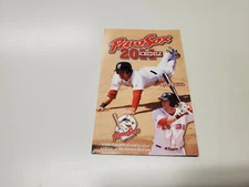 RS20 Pawtucket Red Sox 2011 Minor Baseball Pocket Schedule - Sleepy's