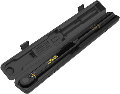 LEXIVON LX184 - 1/2'' Drive Click Torque Wrench 25-250 Ft-Lb/33.9-338.9 Nm