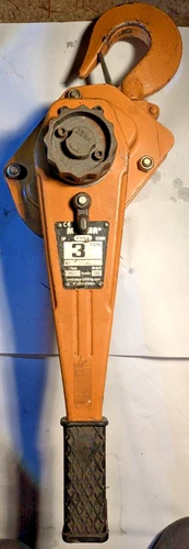 Magna 3-Ton Lever Chain Hoist, Chain 9x27, Grade 100, 18381 (USED - NO CHAIN)