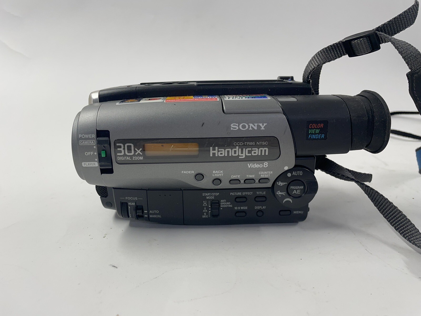 Sony Handycam Video 8 CCDTR96 NTSC 30x Digital Zoom For Parts/Not
