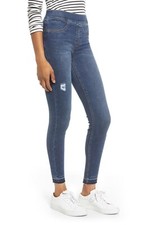 Spanx Distressed Ankle Skinny Denim Jean Legging 20203R Medium Wash - Medium