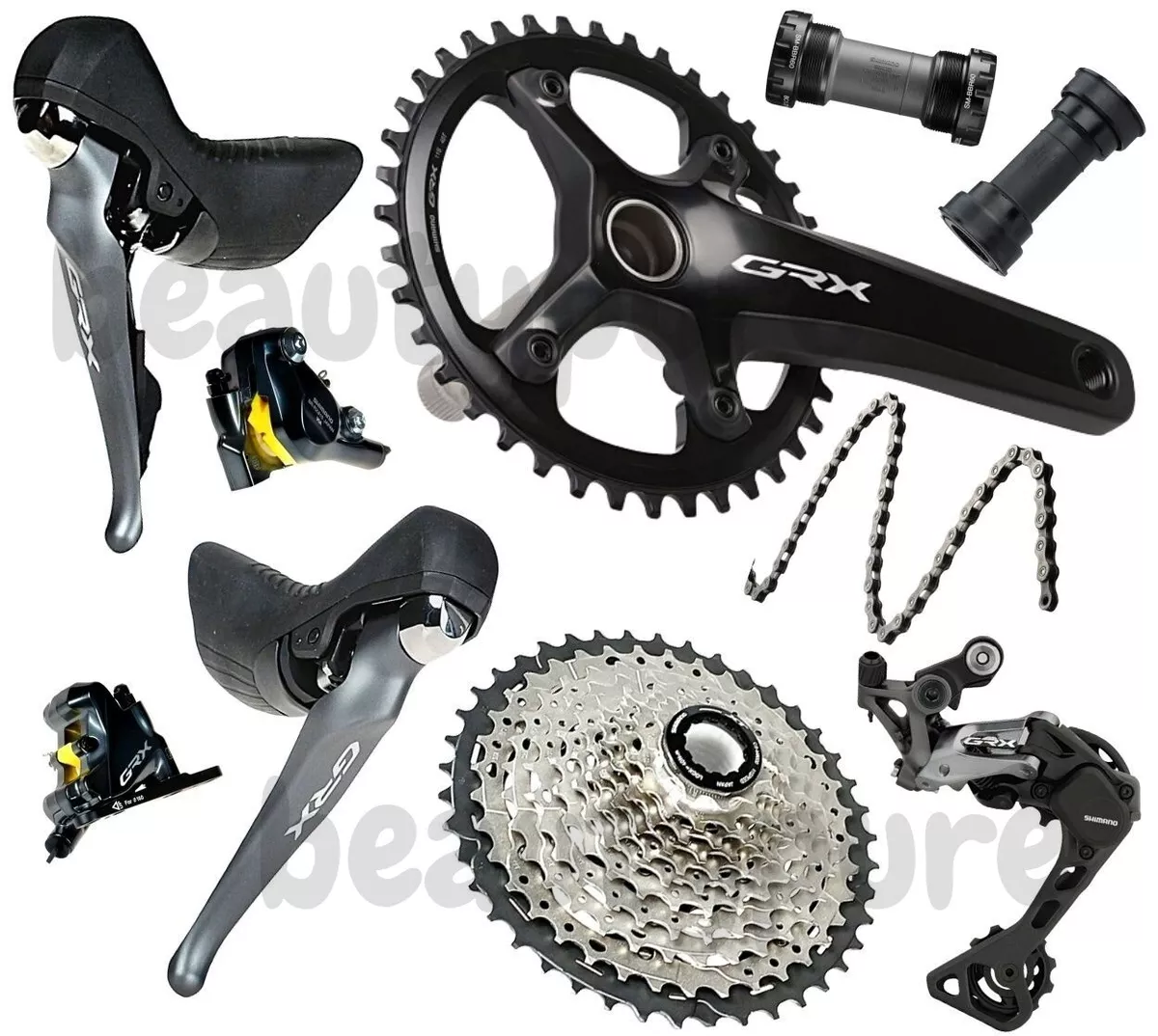 Shimano GRX RX810 Mechanical Groupset 1x11 Spd New Shimano GRX RX810 Mechanical Groupset 1x11 Spd New