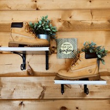 Timberland Boys 6" Classic Premium Waterproof Boots Nubuck Leather Size 13.5