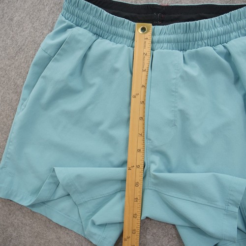 Lululemon Shorts Mens Small Blue Channel Cross 7” Swim Trunk Lined Elastic Waist - Picture 12 of 16