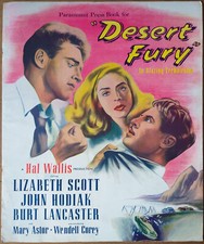 DESERT FURY, Lizabeth Scott, Burt Lancaster, 1947, Pressbook 524