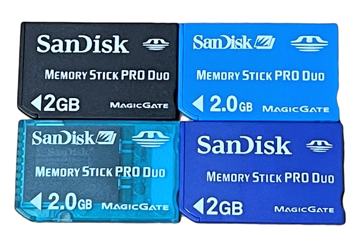 Sandisk 2GB Sony PSP Memory Stick Pro Duo Memory Card Camera