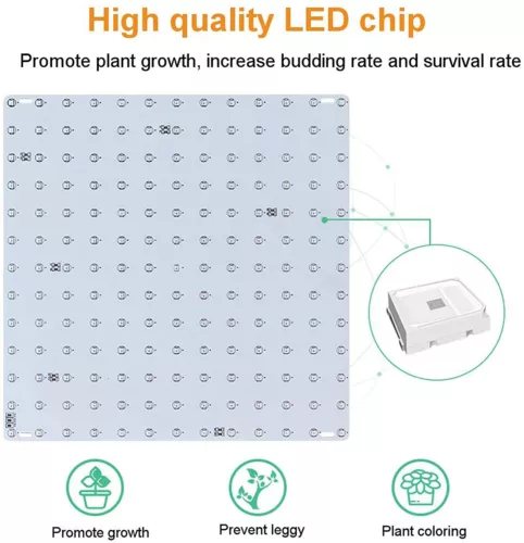 Grow Light 1000W Full Spectrum LED for Indoor Plant Growth 3x3 ft Coverage Area - Picture 9 of 11