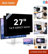 Ultra HD 27 Inch Computer Privacy Screen - Protection  Comfort for Workspaces