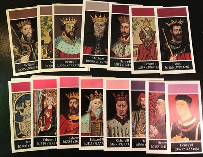 ebay uk cigarette cards Kings & Queens of England Craven Black Cat Cigarette Cards Kings And Queens