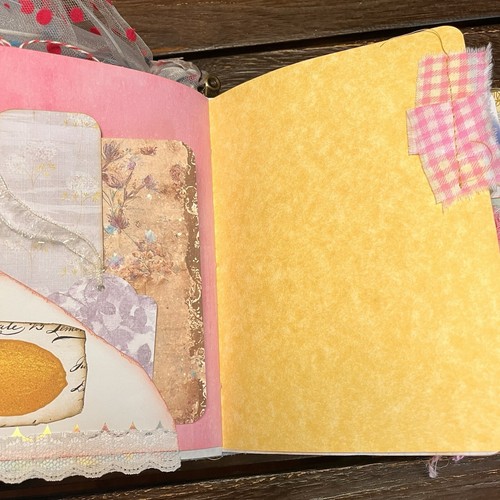 Cinderella Little Golden Book Handmade Decorated Junk Journal Girly Princess - Picture 12 of 21
