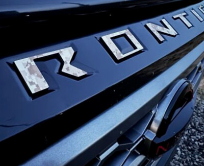 DESERT STORM Raised Grill Letters for 2022 2023 2024 2025 Nissan Frontier