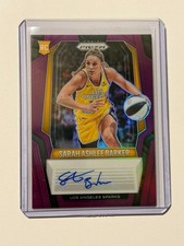 Sarah Ashlee Barker 2025 Panini Prizm WNBA #SG-SAB Rookie Auto Purple /49