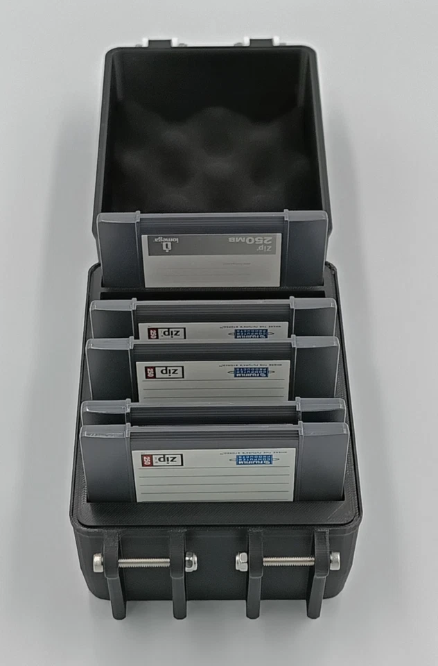 Rugged Protective Carrying Case for Zip Disks - Holds 12 Disks - Image 2 of 4