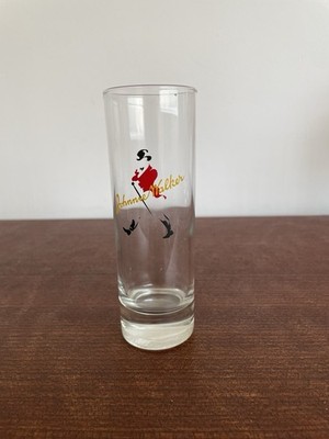 Vintage Johnnie Walker Longdrinkglas Werbung Bargeschirr 14,5 cm