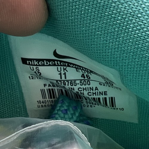 Talla 12 - Nike Air Max LeBron 10 Low Sprite (579765-500) - Imagen 9 de 9