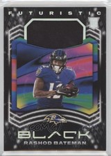 2021 Panini Black Futuristic Silver 58/99 Rashod Bateman #F-RB 0nr3